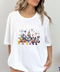 Mickey Mouse and Friends Custom 4th Of July Retro Shirt