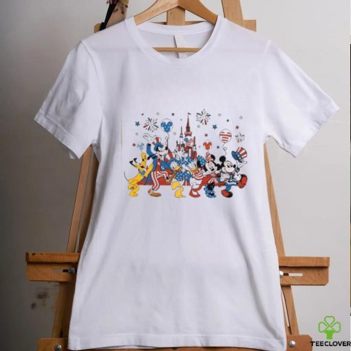 Mickey Mouse and Friends Custom 4th Of July Retro Shirt