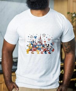 Mickey Mouse and Friends Custom 4th Of July Retro Shirt