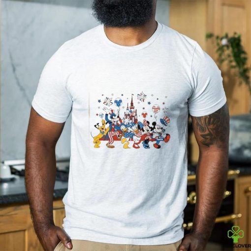 Mickey Mouse and Friends Custom 4th Of July Retro Shirt