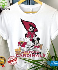 Mickey Mouse characters Disney Arizona Cardinals shirt