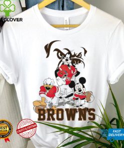 Mickey Mouse characters Disney Cleveland Browns shirt