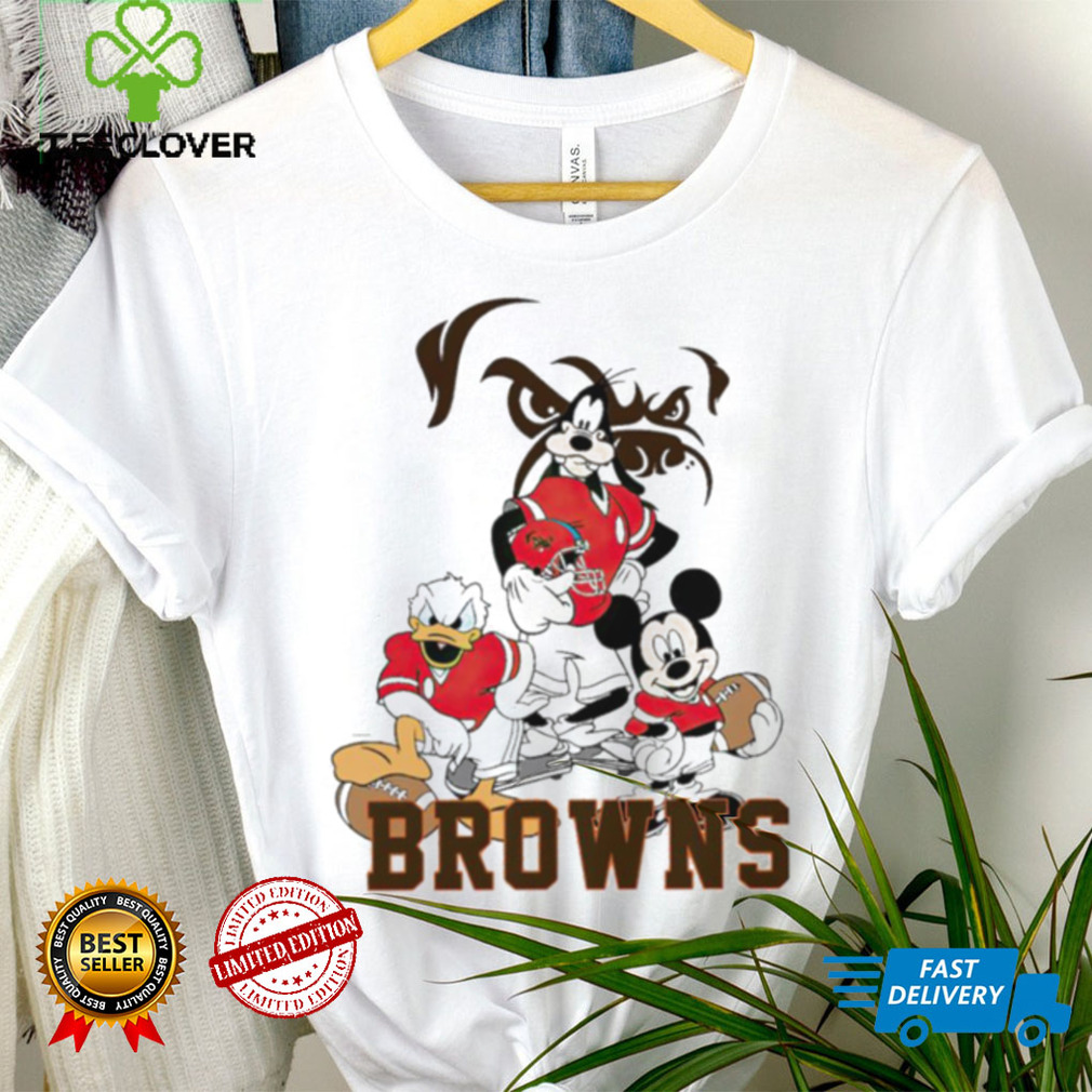 Mickey Mouse characters Disney Cleveland Browns shirt Mickey Mouse characters Disney Cleveland Browns shirt