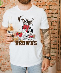 Mickey Mouse characters Disney Cleveland Browns shirt