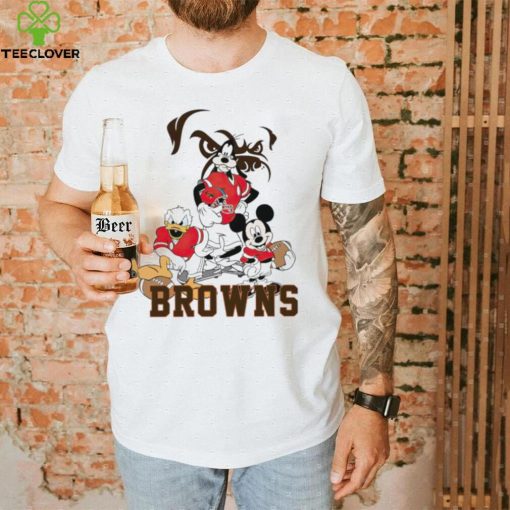 Mickey Mouse characters Disney Cleveland Browns shirt