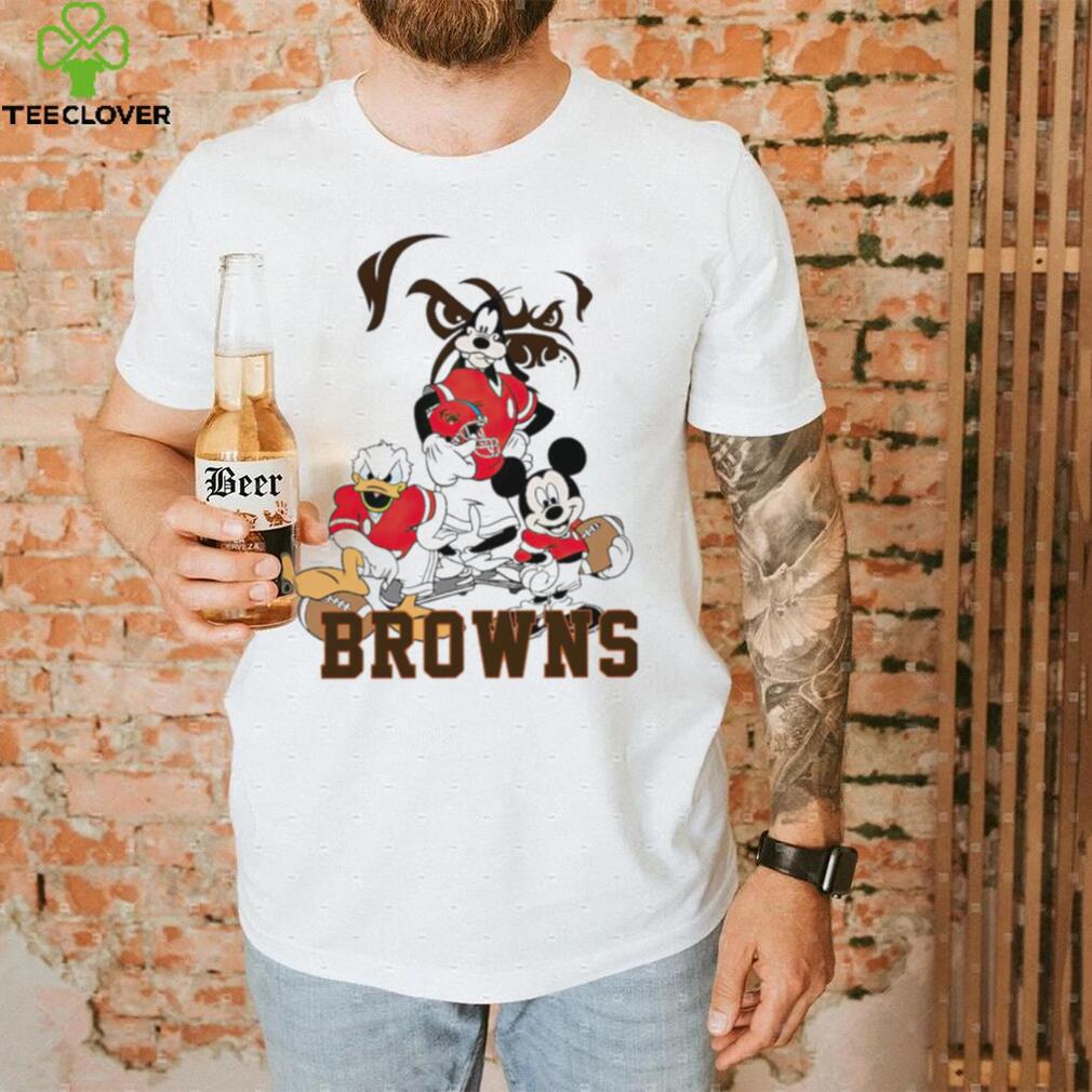 Mickey Mouse characters Disney Cleveland Browns shirt Mickey Mouse characters Disney Cleveland Browns shirt
