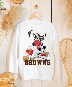 Mickey Mouse characters Disney Cleveland Browns shirt