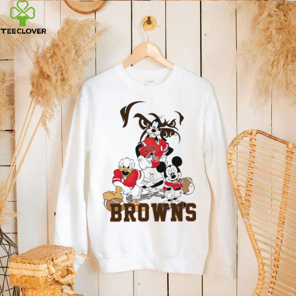 Mickey Mouse characters Disney Cleveland Browns shirt Mickey Mouse characters Disney Cleveland Browns shirt