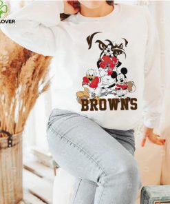 Mickey Mouse characters Disney Cleveland Browns shirt