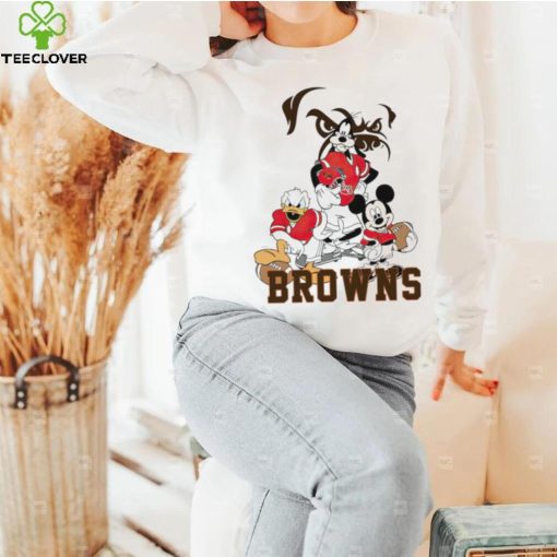 Mickey Mouse characters Disney Cleveland Browns shirt