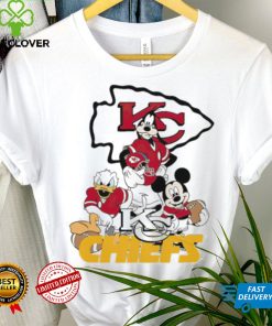 Mickey Mouse characters Disney Kansas City Chiefs shirt