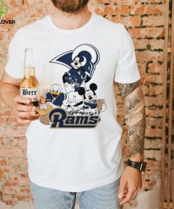 Mickey Mouse characters Disney Los Angeles Rams shirt 1 Mickey Mouse characters Disney Los Angeles Rams shirt