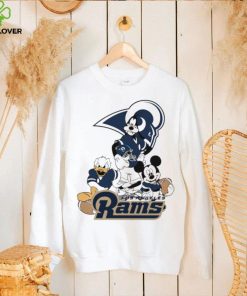 Mickey Mouse characters Disney Los Angeles Rams shirt 2 Mickey Mouse characters Disney Los Angeles Rams shirt