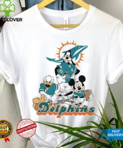 Mickey Mouse characters Disney Miami Dolphins shirt