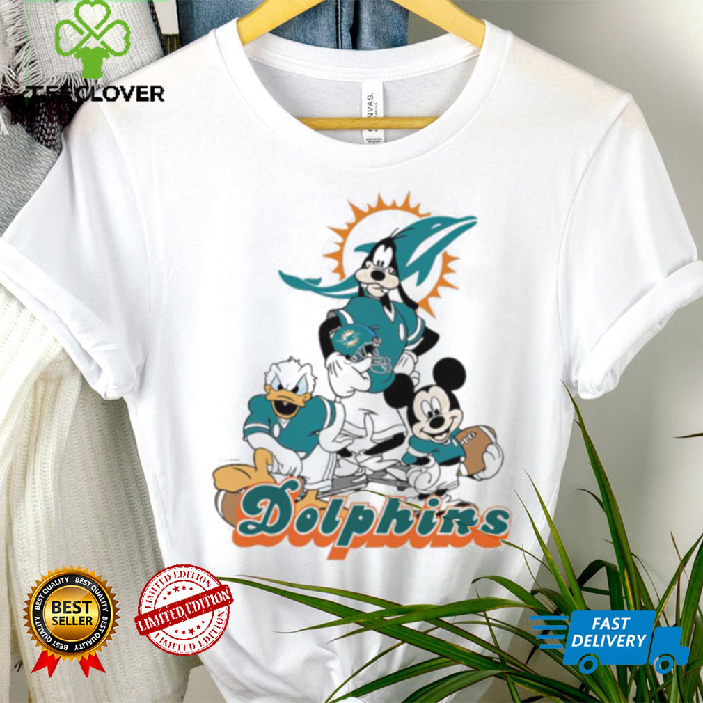 Mickey Mouse characters Disney Miami Dolphins shirt Mickey Mouse characters Disney Miami Dolphins shirt