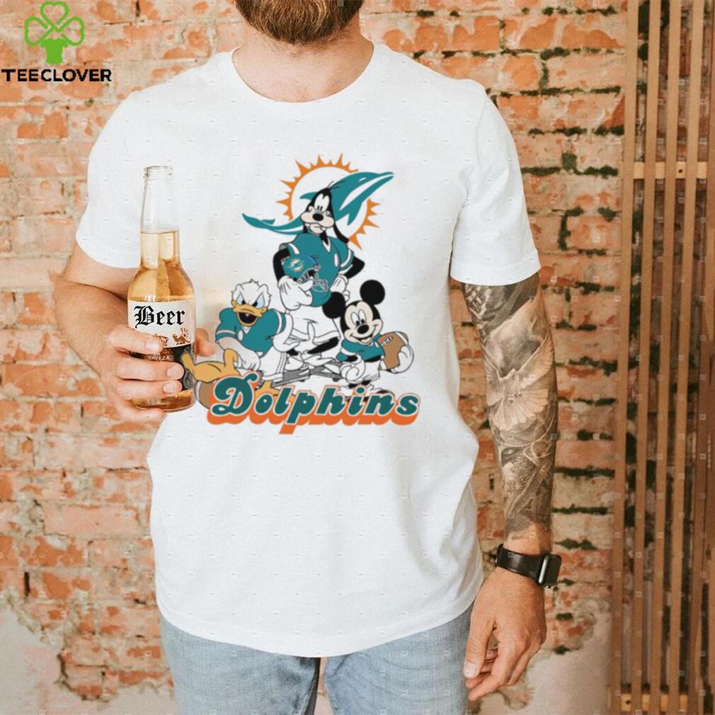 Mickey Mouse characters Disney Miami Dolphins shirt Mickey Mouse characters Disney Miami Dolphins shirt