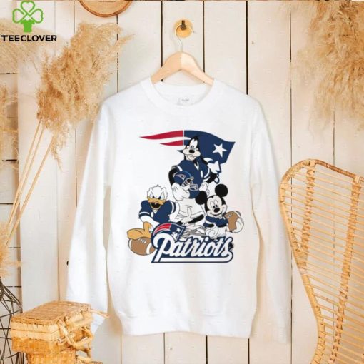 Mickey Mouse characters Disney New England Patriots shirt