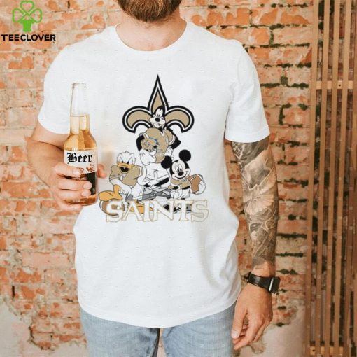 Mickey Mouse characters Disney Orleans Saints shirt