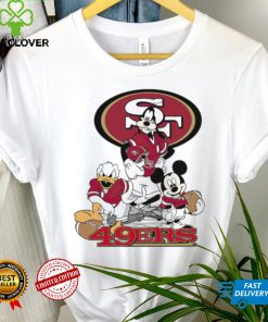 Mickey Mouse characters Disney San Francisco 49ers shirt
