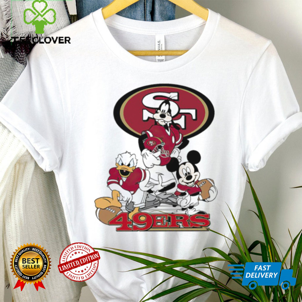Mickey Mouse characters Disney San Francisco 49ers shirt Mickey Mouse characters Disney San Francisco 49ers shirt
