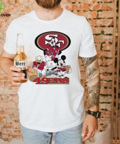 Mickey Mouse characters Disney San Francisco 49ers shirt 1 Mickey Mouse characters Disney San Francisco 49ers shirt