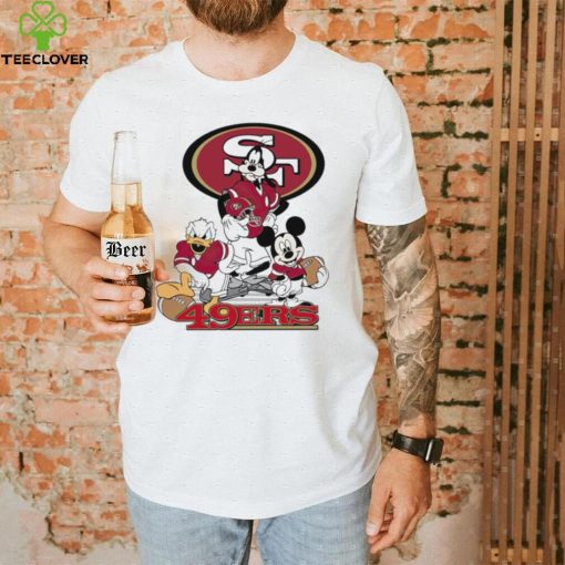Mickey Mouse characters Disney San Francisco 49ers shirt