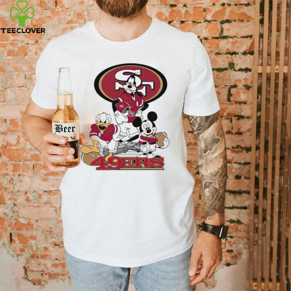 Mickey Mouse characters Disney San Francisco 49ers shirt Mickey Mouse characters Disney San Francisco 49ers shirt