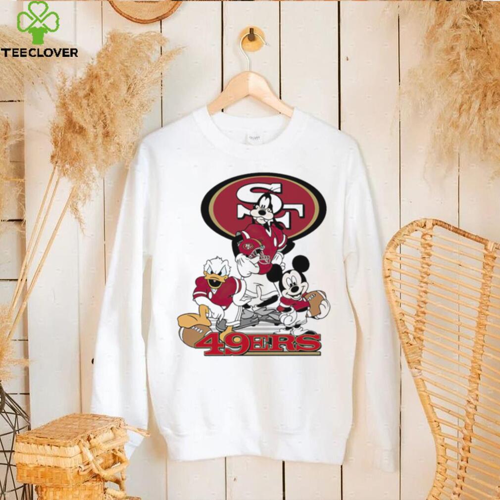 Mickey Mouse characters Disney San Francisco 49ers shirt Mickey Mouse characters Disney San Francisco 49ers shirt