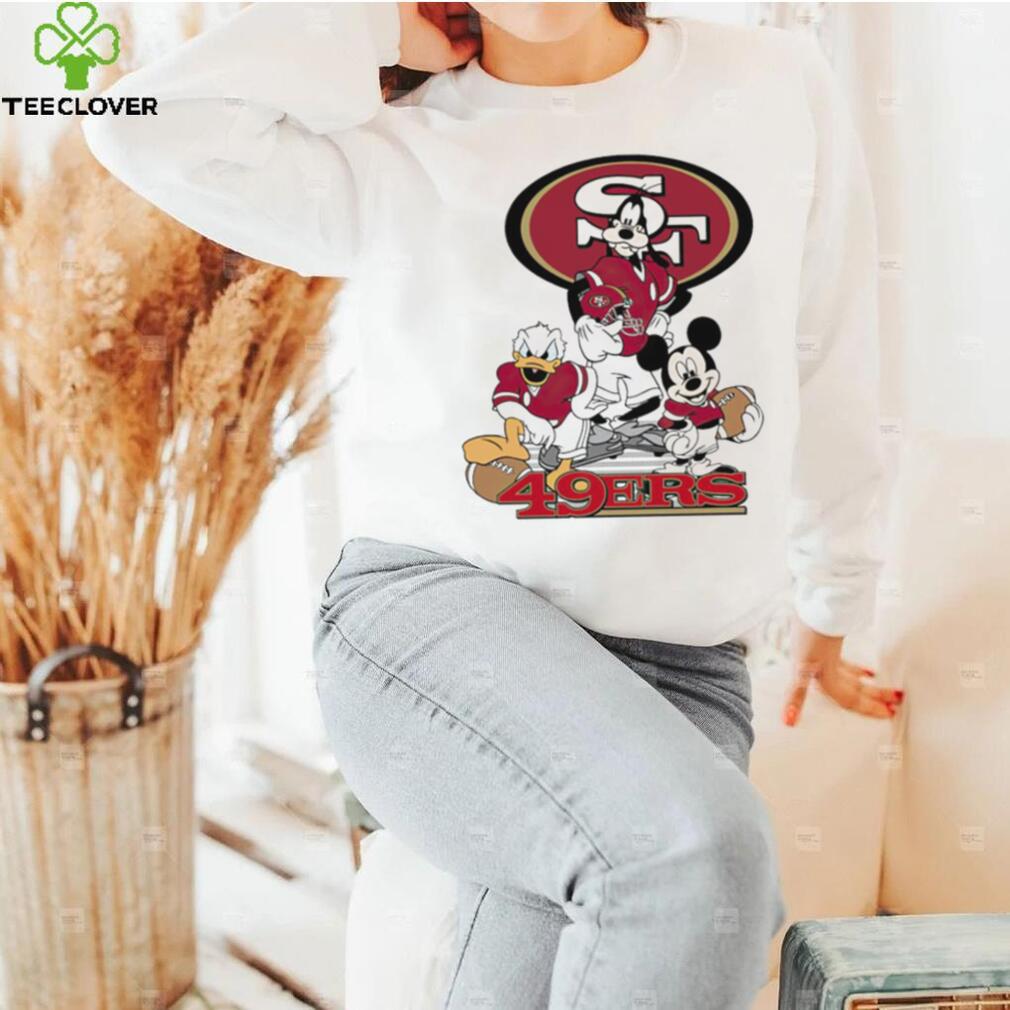 Mickey Mouse characters Disney San Francisco 49ers shirt Mickey Mouse characters Disney San Francisco 49ers shirt