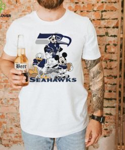 Mickey Mouse characters Disney Seattle Seahawks shirt