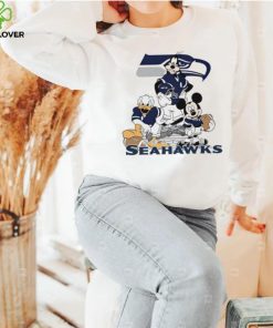 Mickey Mouse characters Disney Seattle Seahawks shirt
