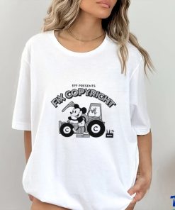 Mickey Mouse eff presents fix copyright shirt