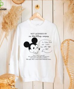 Mickey Mouse not licensed by the Walt Disney Company this is not a parody art shirt