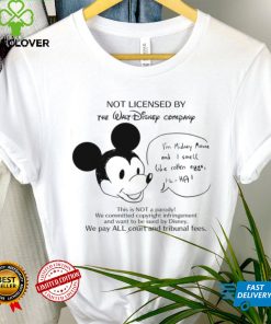 Mickey Mouse not licensed by the Walt Disney Company this is not a parody art shirt