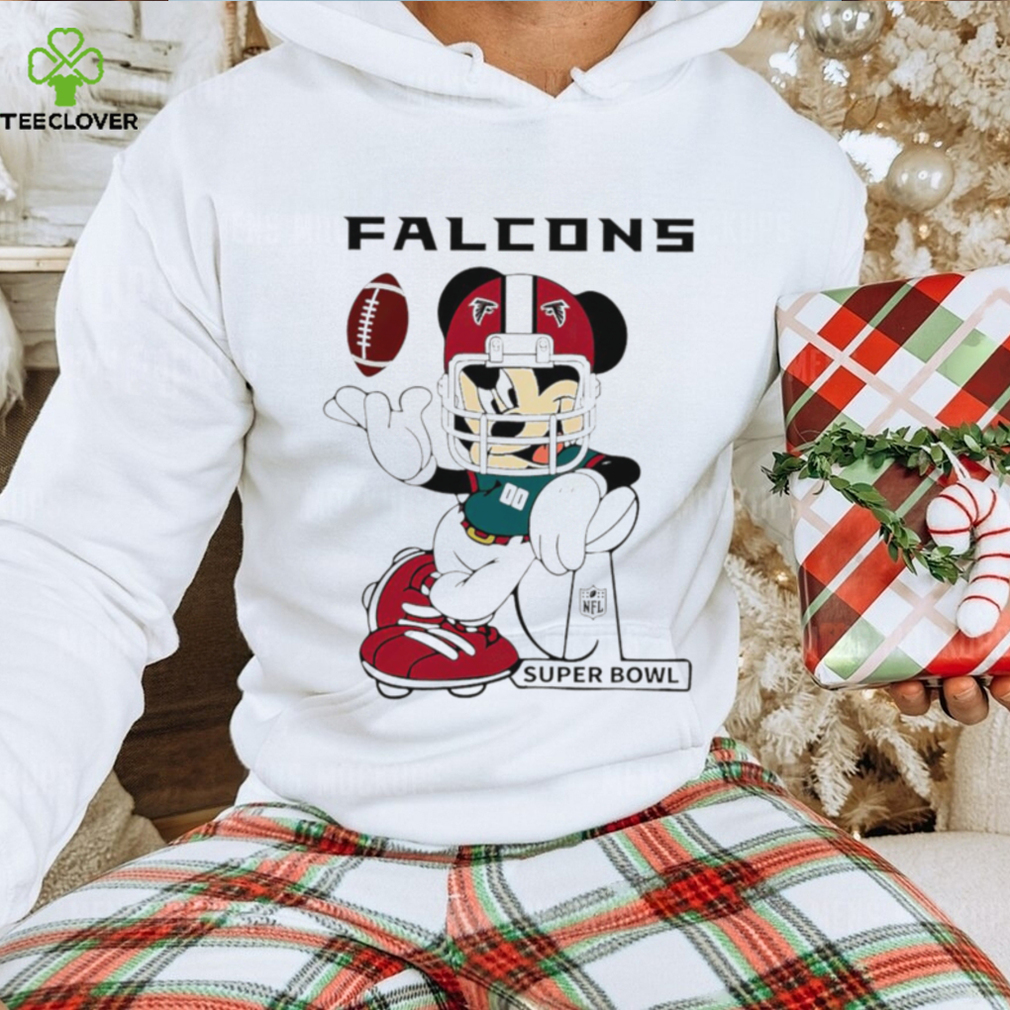 Mickey Mouse player Atlanta Falcons football NFL Super Bowl logo shirt Mickey Mouse player Atlanta Falcons football NFL Super Bowl logo shirt