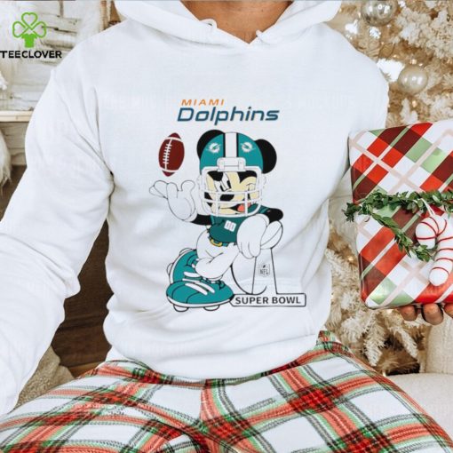 Mickey Mouse player Miami Dolphins football NFL Super Bowl logo hoodie, sweater, longsleeve, shirt v-neck, t-shirt