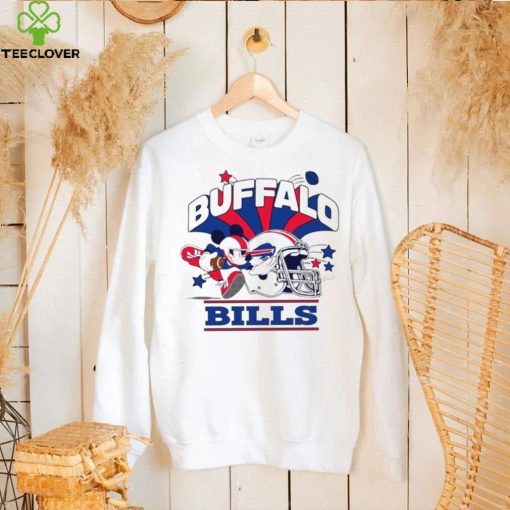 Mickey Mouse player NFL Buffalo Bills football helmet logo character funny hoodie, sweater, longsleeve, shirt v-neck, t-shirt