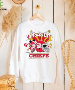 Mickey Mouse player NFL Kansas City Chiefs football helmet logo character funny hoodie, sweater, longsleeve, shirt v-neck, t-shirt