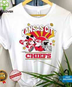 Mickey Mouse player NFL Kansas City Chiefs football helmet logo character funny hoodie, sweater, longsleeve, shirt v-neck, t-shirt