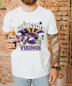 Mickey Mouse player NFL Minnesota Vikings football helmet logo character funny hoodie, sweater, longsleeve, shirt v-neck, t-shirt