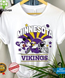 Mickey Mouse player NFL Minnesota Vikings football helmet logo character funny hoodie, sweater, longsleeve, shirt v-neck, t-shirt