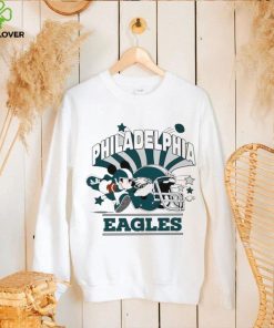 Mickey Mouse player NFL Philadelphia Eagles football helmet logo character funny hoodie, sweater, longsleeve, shirt v-neck, t-shirt