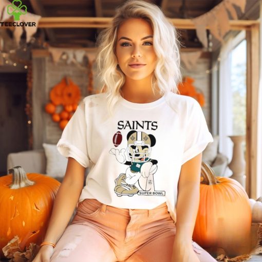 Mickey Mouse player New Orleans Saints football NFL Super Bowl logo hoodie, sweater, longsleeve, shirt v-neck, t-shirt