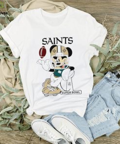 Mickey Mouse player New Orleans Saints football NFL Super Bowl logo hoodie, sweater, longsleeve, shirt v-neck, t-shirt