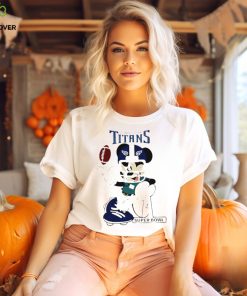 Mickey Mouse player Tennessee Titans football NFL Super Bowl logo shirt