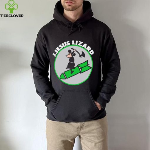 Mickey Mouse riding rocket The Jesus Lizard art shirt