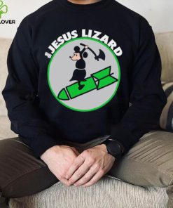 Mickey Mouse riding rocket The Jesus Lizard art shirt