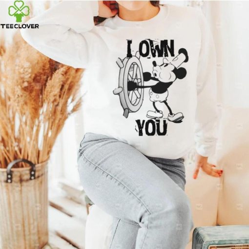 Mickey Mouse ship driving I own you hoodie, sweater, longsleeve, shirt v-neck, t-shirt