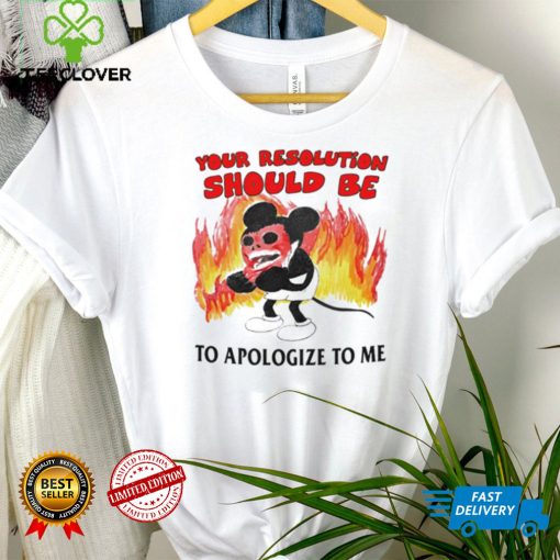 Mickey Mouse your solution should be to apologize to me hoodie, sweater, longsleeve, shirt v-neck, t-shirt