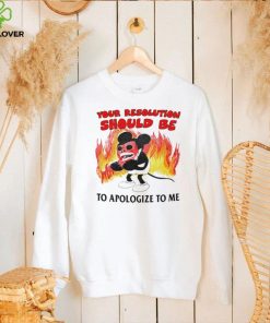 Mickey Mouse your solution should be to apologize to me hoodie, sweater, longsleeve, shirt v-neck, t-shirt